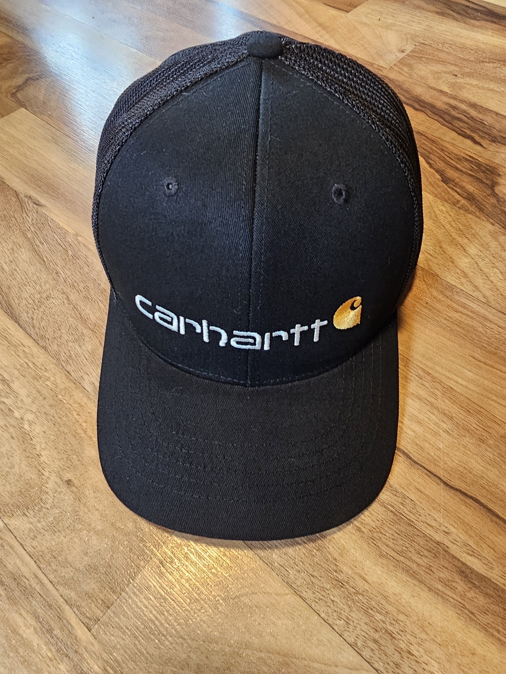 Carhartt Black & Yellow Logo Mesh-Back Cap
